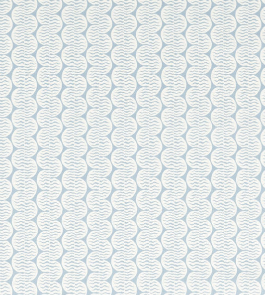 Raft Stripe Print Fabric by Scion Coast Blue