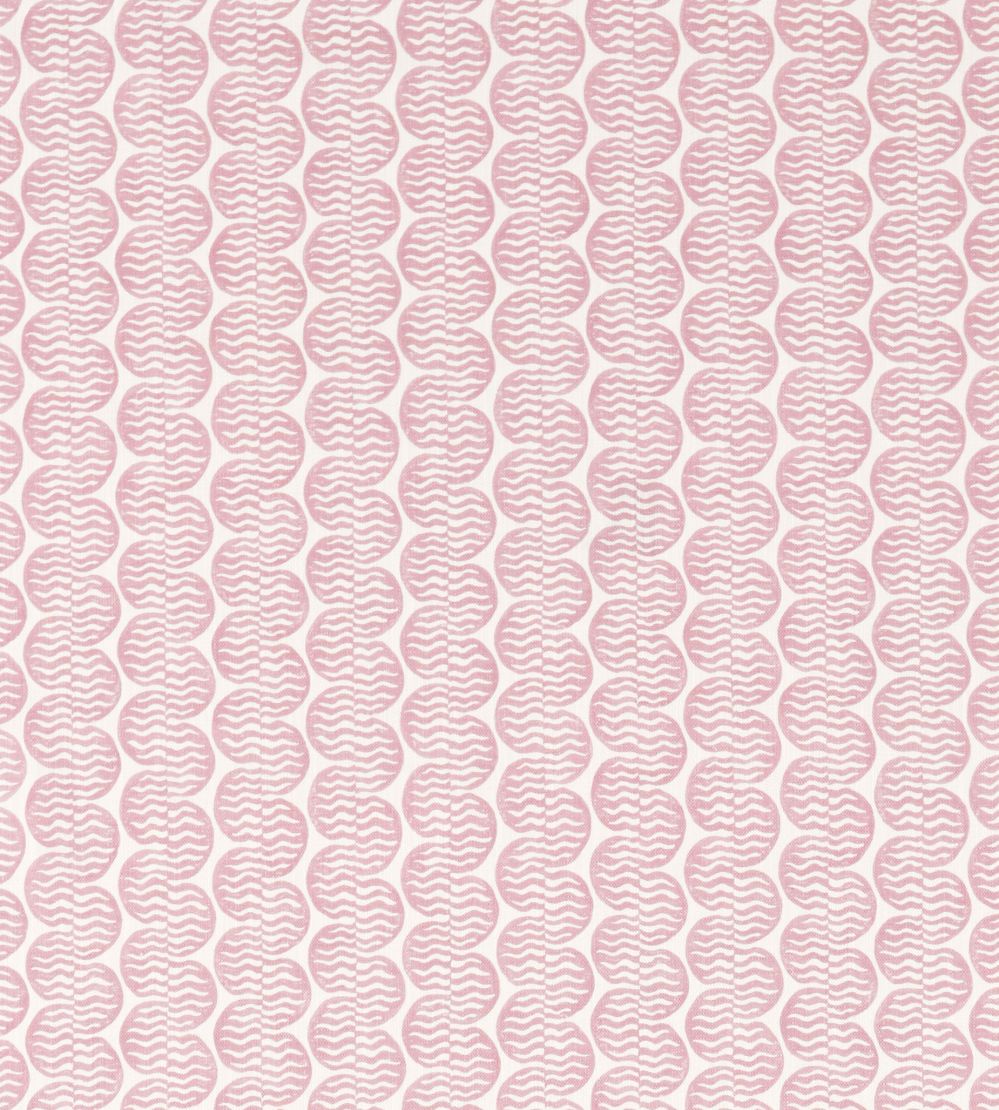 Raft Stripe Print Fabric by Scion Dusk Pink