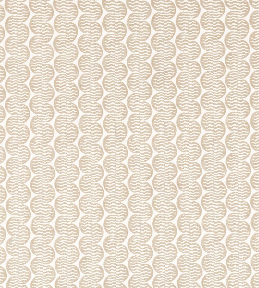 Raft Stripe Print Fabric by Scion Mushroom