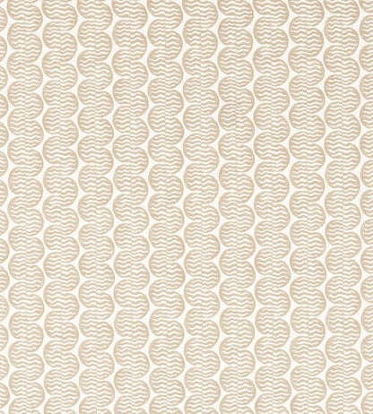 Raft Stripe Print Fabric by Scion Mushroom