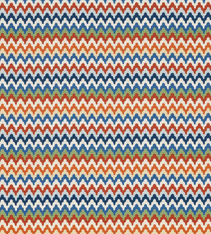 Rainbow Mountain Wallpaper by Scalamandre Cobalt Rouge