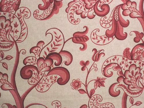 Rajasthan Fabric by Titley & Marr in Red