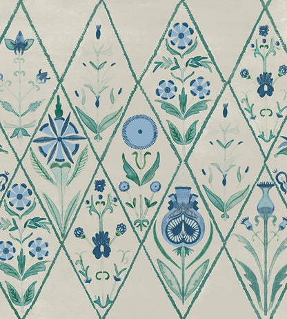 Rajola Wallpaper by Tres Tintas Light blue