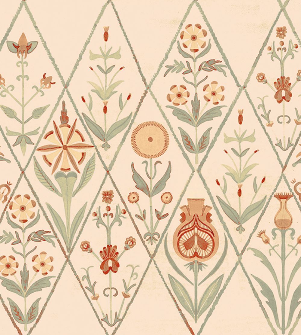 Rajola Wallpaper by Tres Tintas Orange