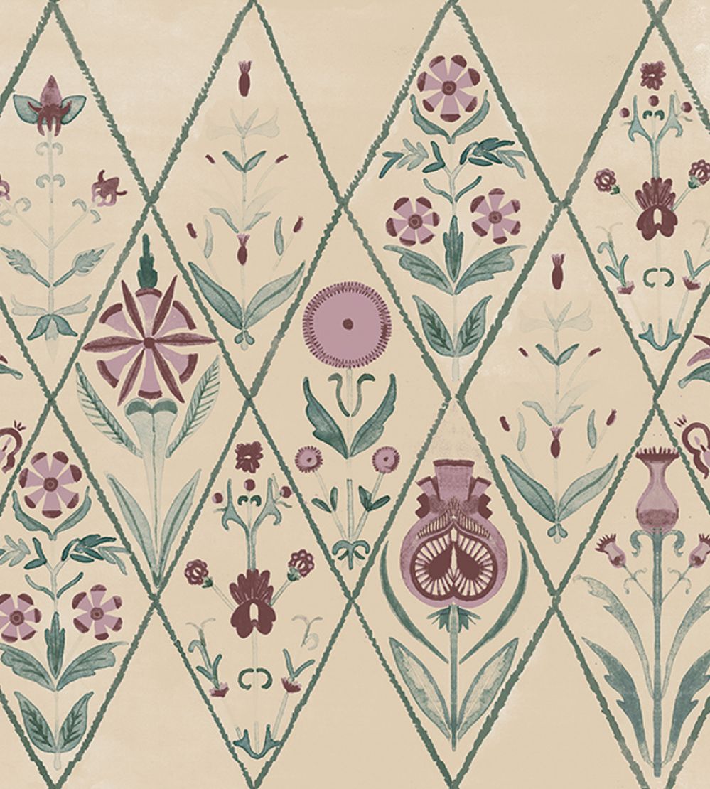 Rajola Wallpaper by Tres Tintas Pink