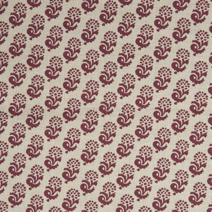 Rambagh Reverse Berry fabric by Lisa Fine Textiles