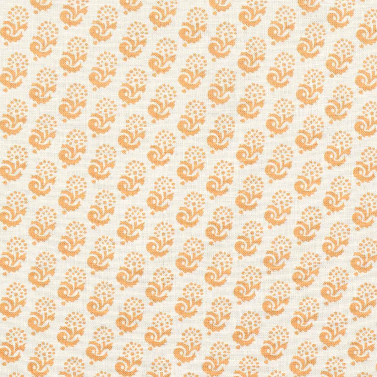Rambagh Reverse Curry White (Online Exclusive) fabric by Lisa Fine Textiles