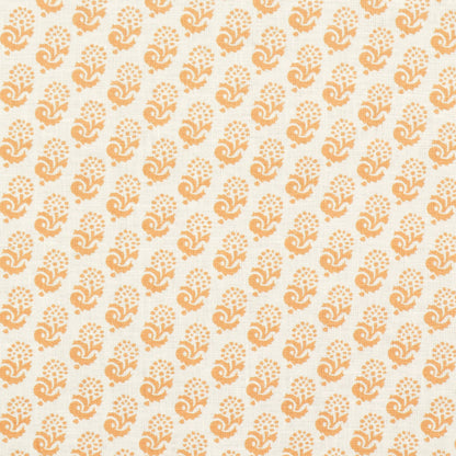 Rambagh Reverse Curry White (Online Exclusive) fabric by Lisa Fine Textiles