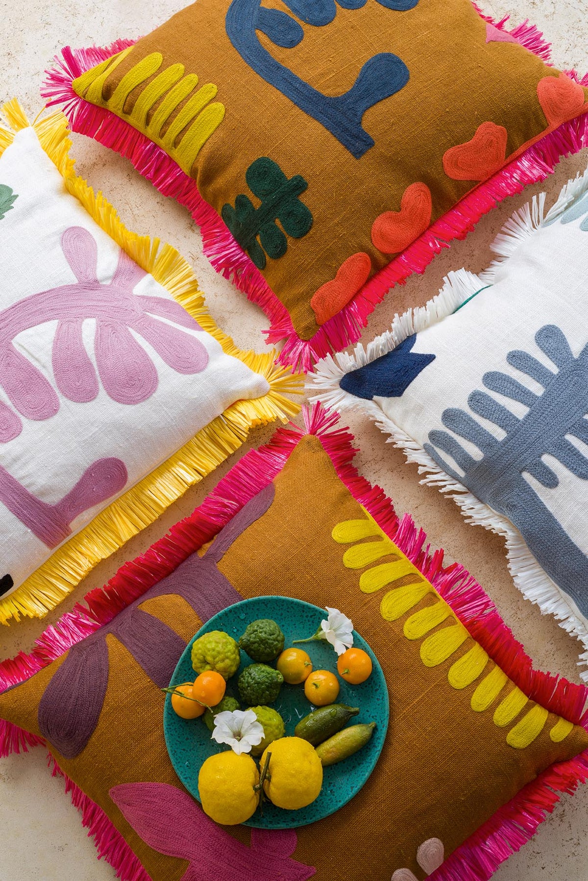Rangiroa Fabric by Pierre Frey shown in a room setting (view 1)