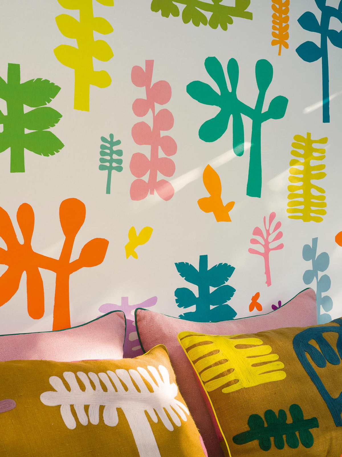 Rangiroa Wallpaper by Pierre Frey shown in a room setting (view 2)