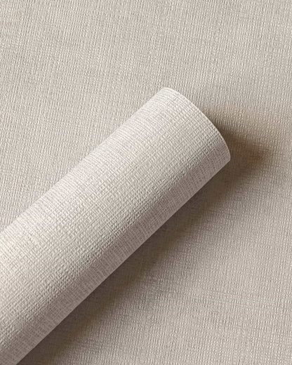 Raphia wallpaper by Coordonné in Naturel, shown in a styled room