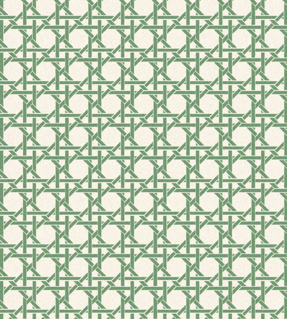 Rattan Wallpaper by Woodchip & Magnolia Evergreen