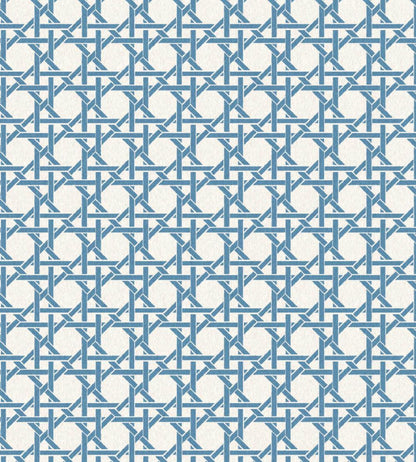Rattan Wallpaper by Woodchip & Magnolia Indigo