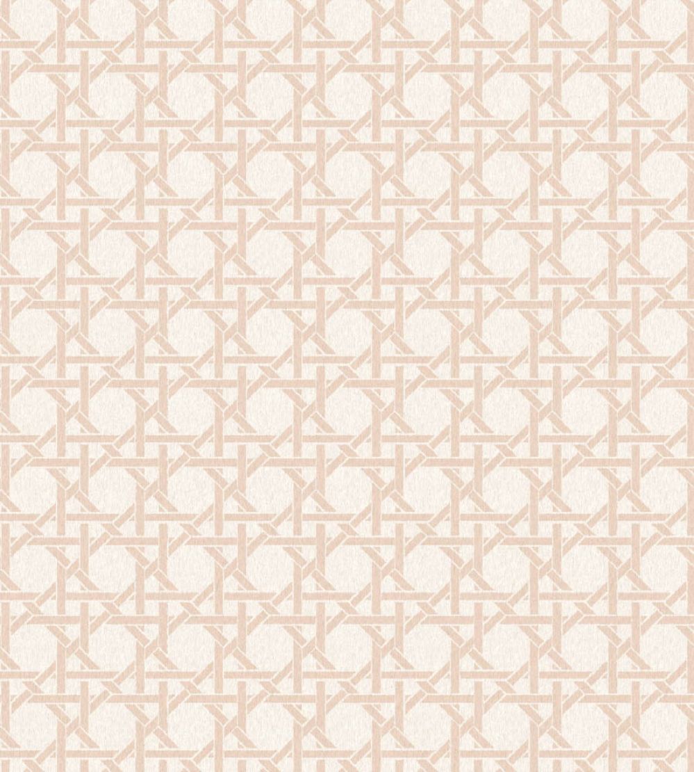Rattan Wallpaper by Woodchip & Magnolia Soft Apricot