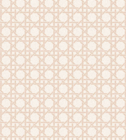 Rattan Wallpaper by Woodchip & Magnolia Soft Apricot