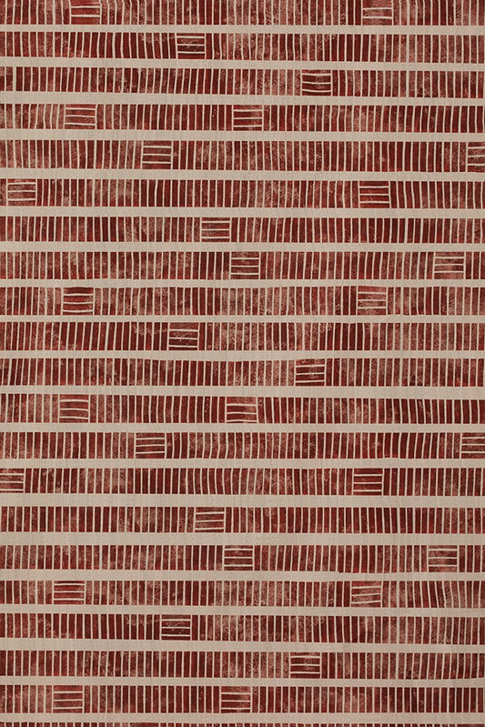 Ravel Fabric by James Malone in Red (04)