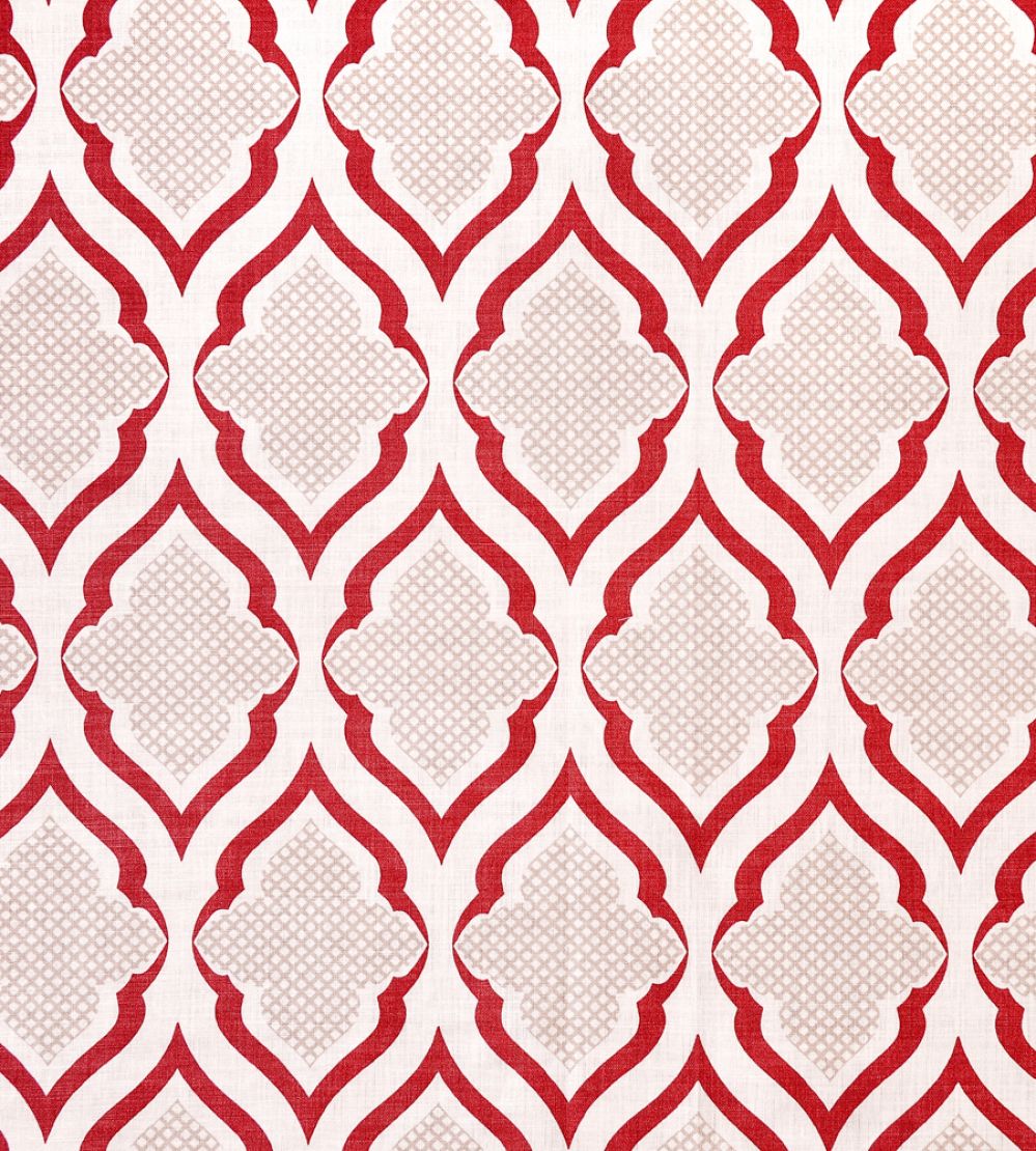 Ravenna Fabric by Christopher Farr Cloth Ruby