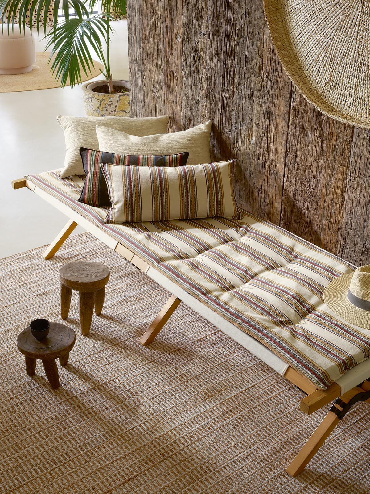 Raya Fabric by Pierre Frey shown in a room setting (view 2)