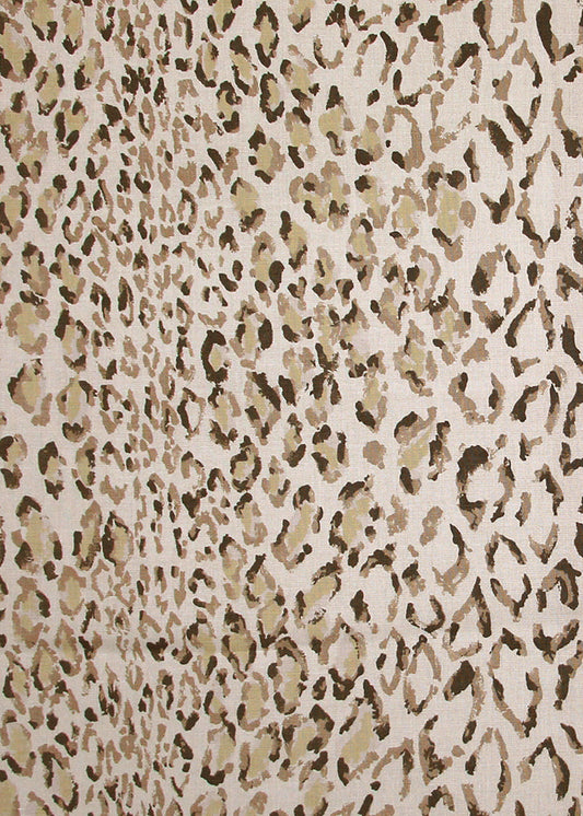Sabu on Linen Fabric by Rose Cumming in Crème