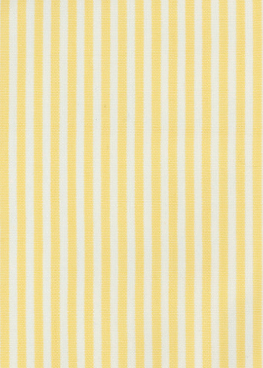 Swedish Stripe Fabric by Rose Cumming in Yellow