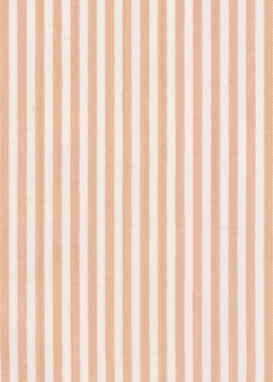 Swedish Stripe Fabric by Rose Cumming in French Pink