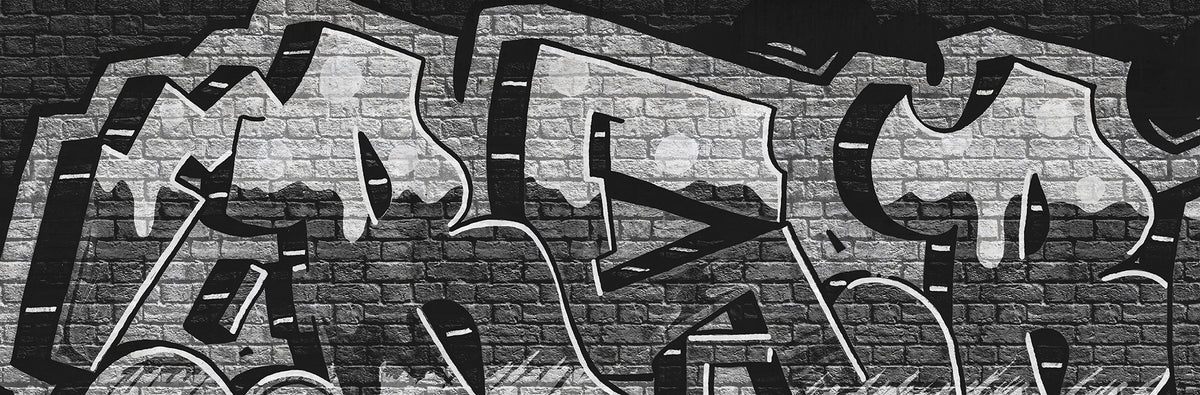 Rebel Graffiti Bold Mural by Rebel Walls | The ReBorn House