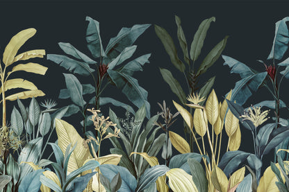 Redouté Dark mural by Hovia