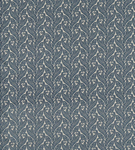 Regale Fabric by Clarke & Clarke Denim