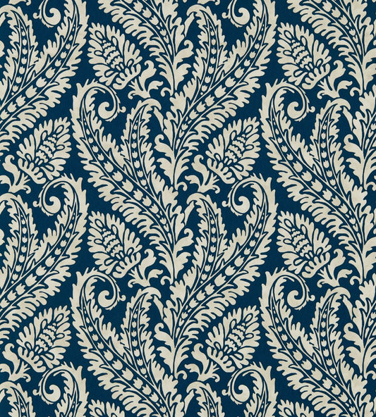 Regale Wallpaper by Clarke & Clarke Denim