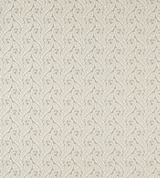 Regale Fabric by Clarke & Clarke Ivory/Mocha