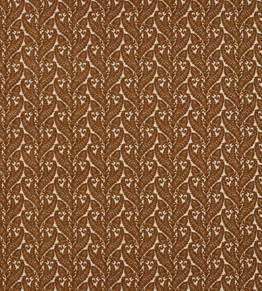Regale Fabric by Clarke & Clarke Russet