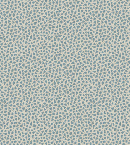 Renaissance Leaves Wallpaper by Farrow & Ball Shaded White / Stone Blue