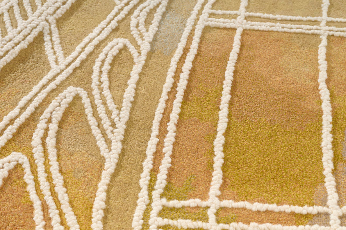 Retiro Multicolore Rug by Pierre Frey shown in a room setting (view 1)