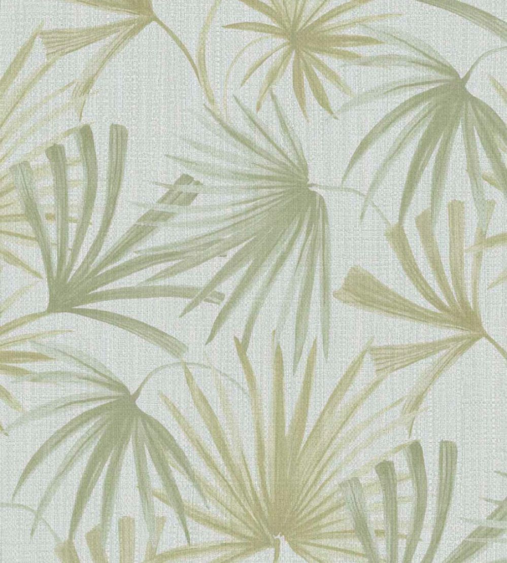 Retro Palms Wallpaper by Eijffinger Blue/Green