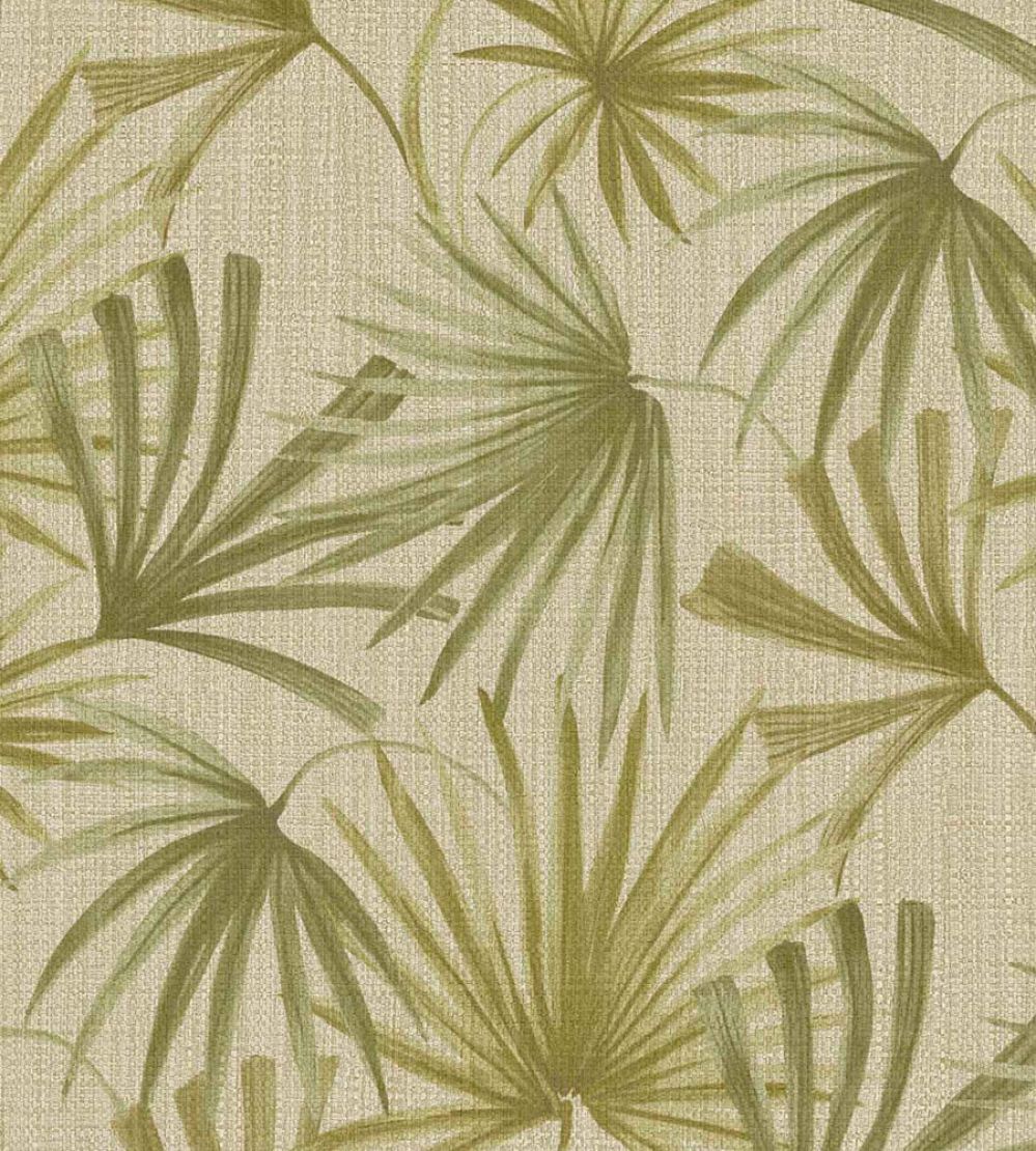Retro Palms Wallpaper by Eijffinger Green