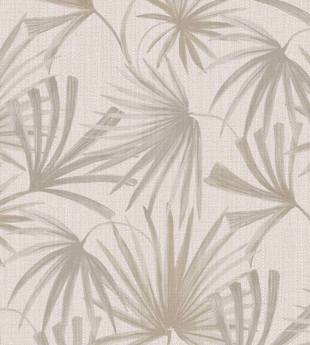 Retro Palms Wallpaper by Eijffinger Grey/Silver