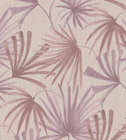 Retro Palms Wallpaper by Eijffinger Purple/Lilac