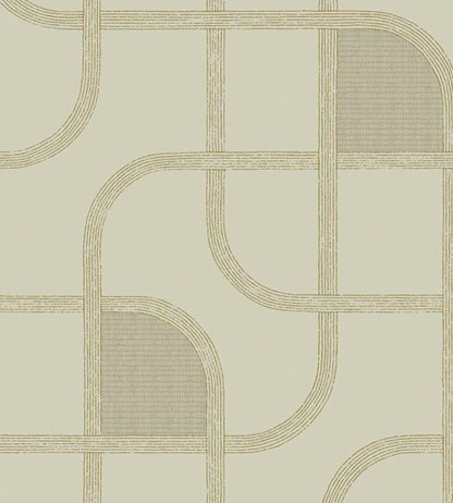 Trace Wallpaper by Eijffinger Grey/Green