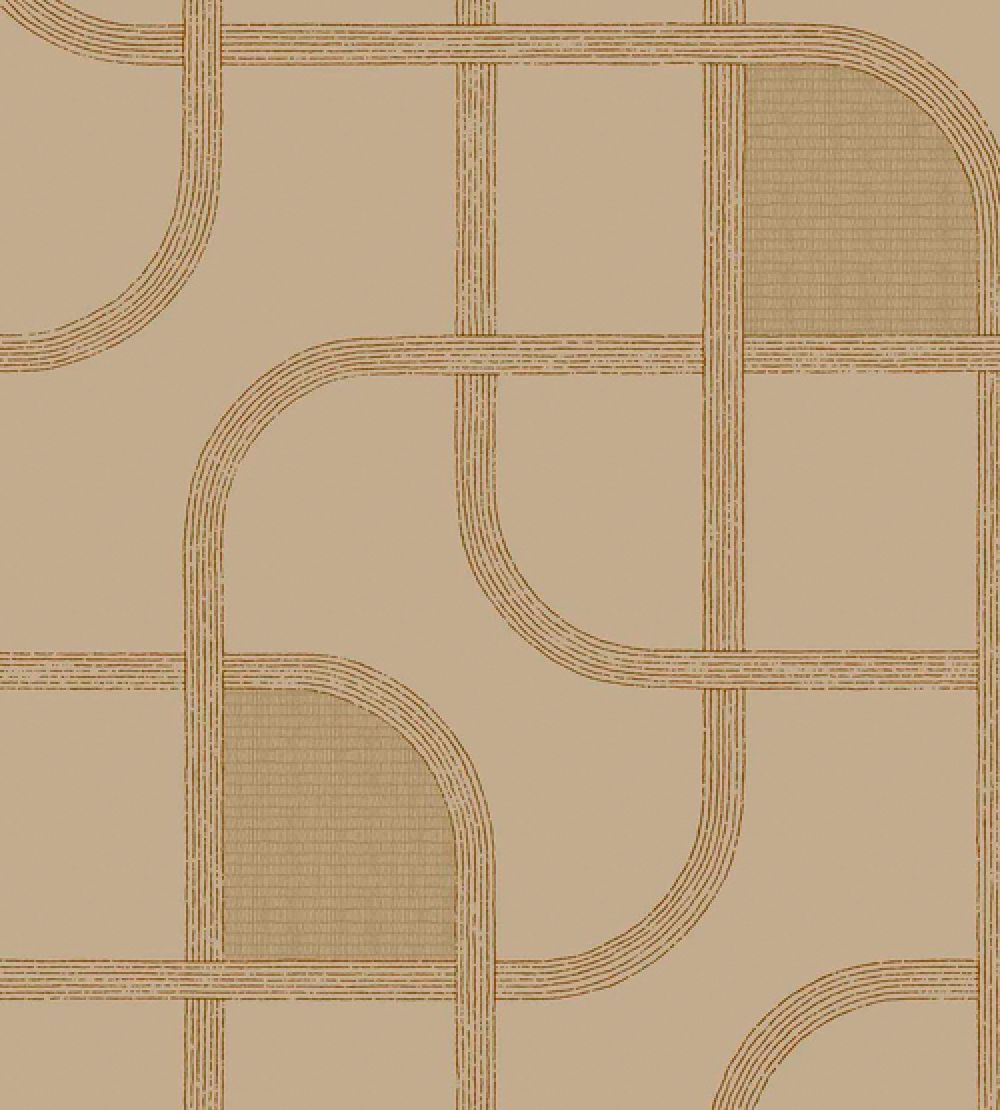 Trace Wallpaper by Eijffinger Orange/Terracotta