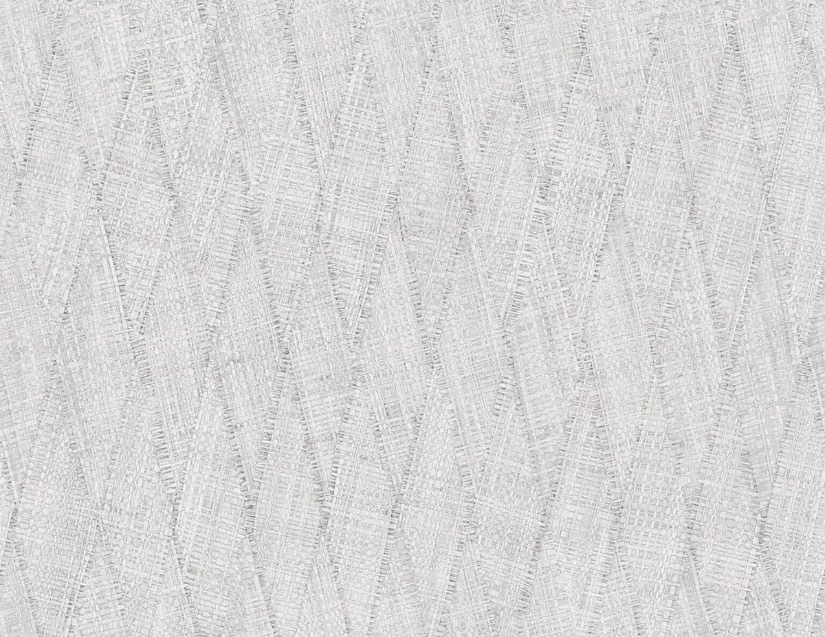 Rhombeum contract wallcovering by Coordonné in White/Grey 64946207, flat pattern view