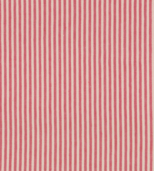 Rhubarb Stripe Fabric by MINDTHEGAP Red White