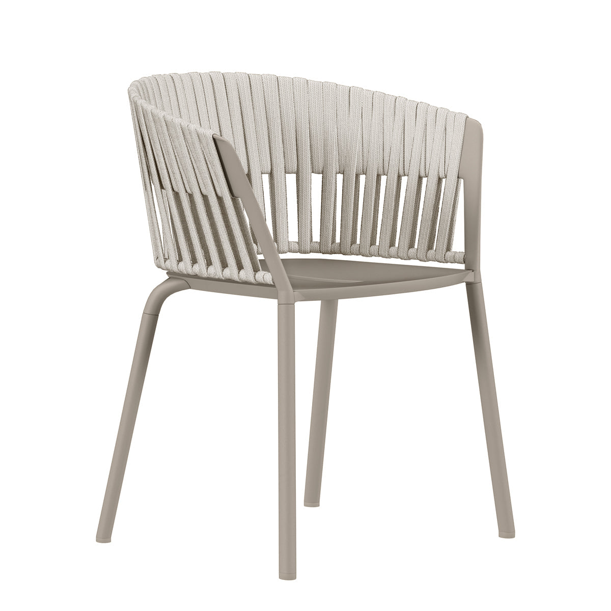Ria Open Weave Armchair by JANUS et Cie in Mercury/Moon