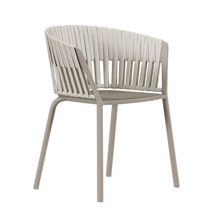 Ria Open Weave Armchair by JANUS et Cie in Mercury/Moon