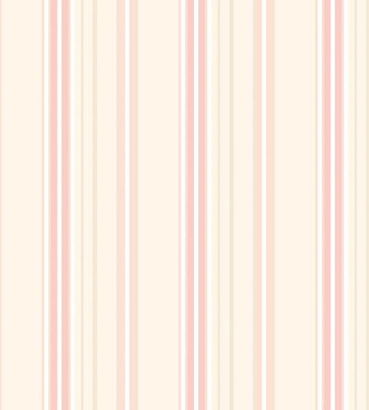 Ribbon Mix Stripe Wallpaper by Ohpopsi Blossom