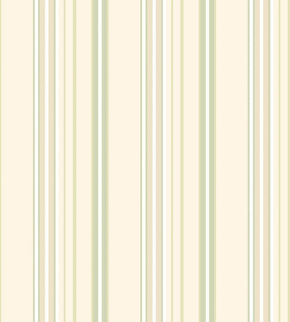 Ribbon Mix Stripe Wallpaper by Ohpopsi Fennel