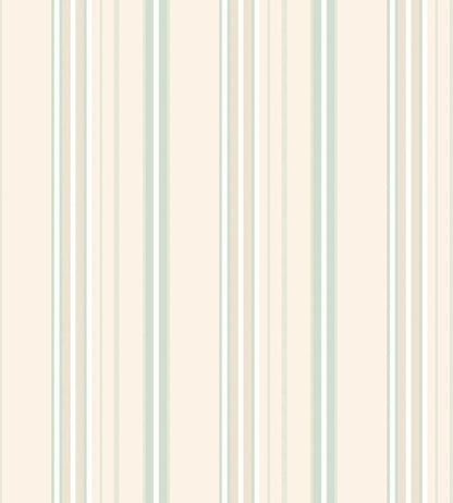 Ribbon Mix Stripe Wallpaper by Ohpopsi Mint