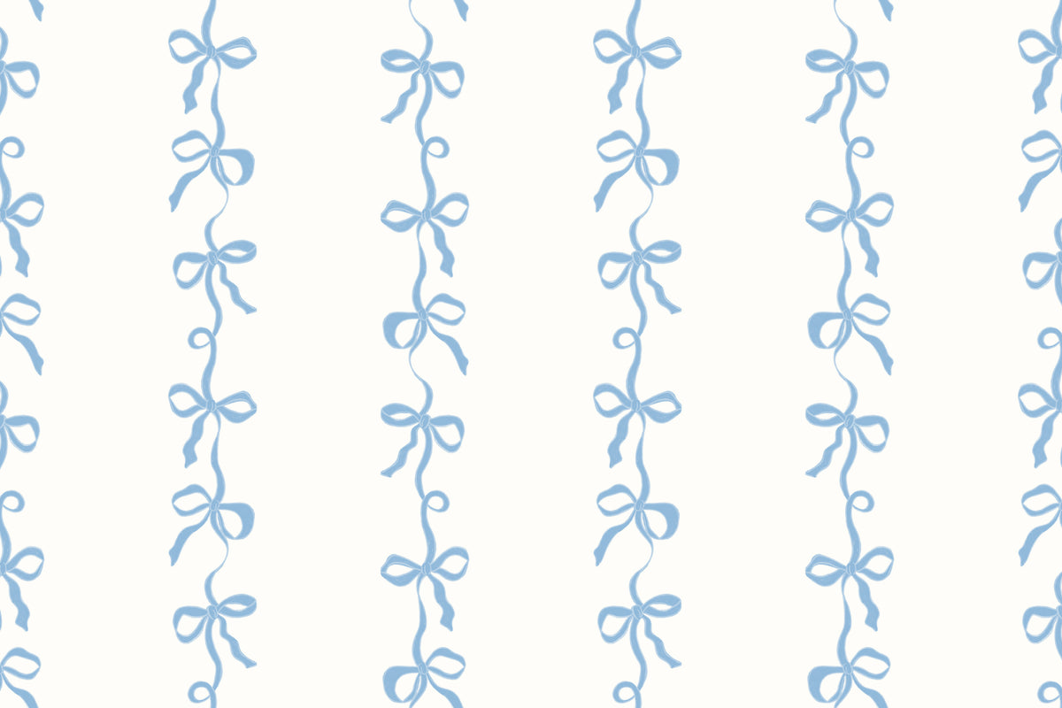 Ribbon Blue mural by Hovia