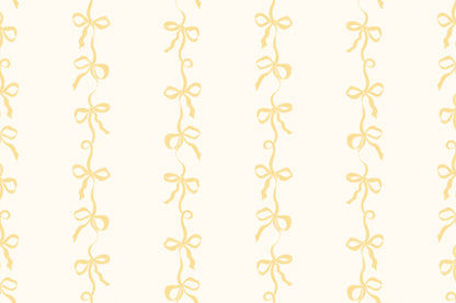 Ribbon Yellow mural by Hovia