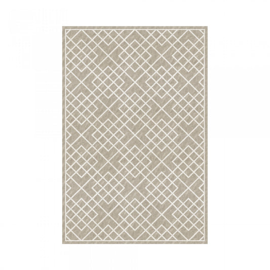 Ribeira Area Rug by Graccioza in Fog, Rectangular