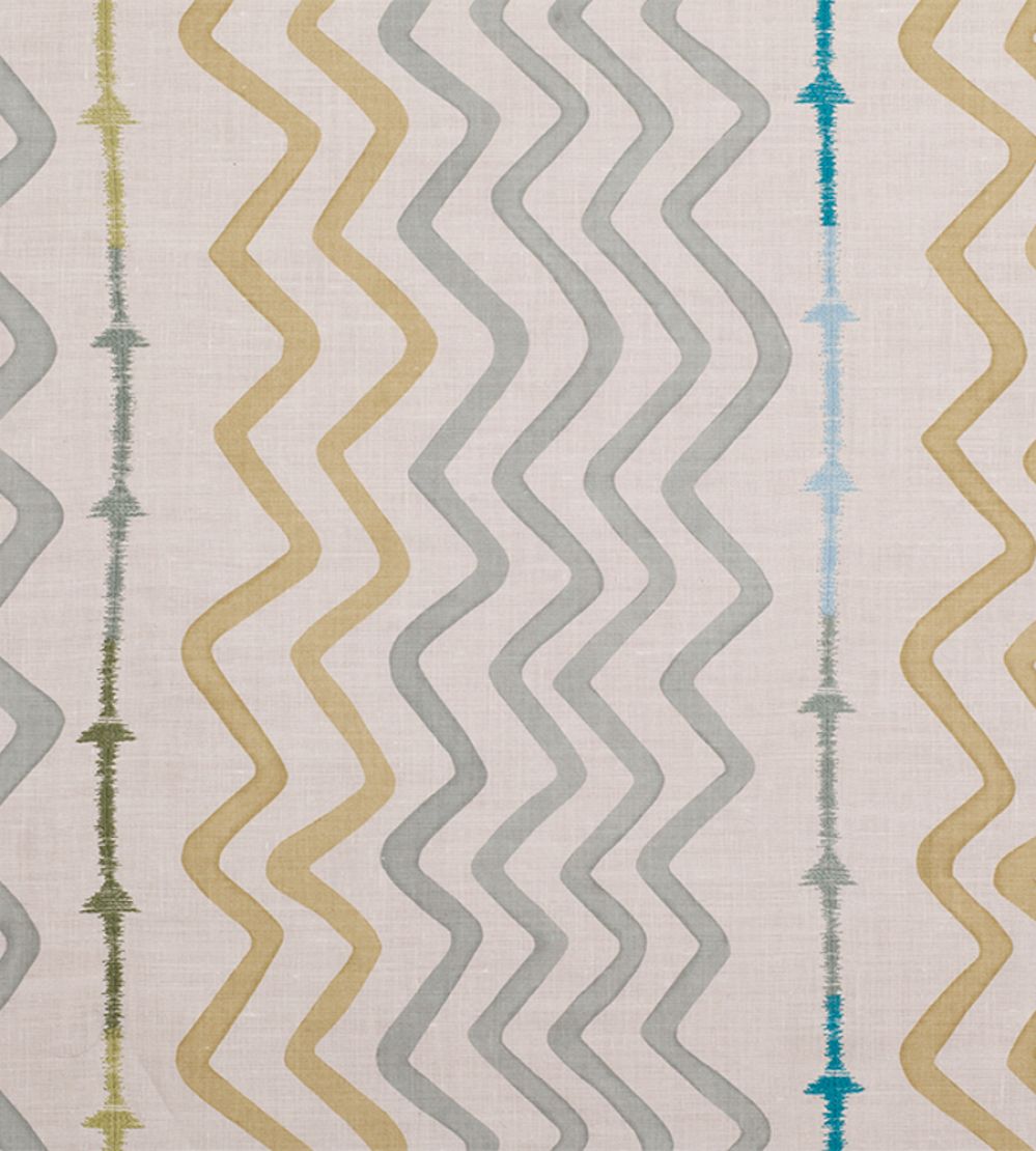 Rick Rack Fabric by Christopher Farr Cloth Sage